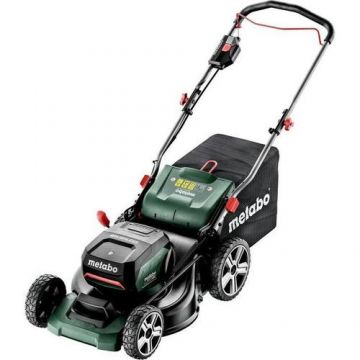 Masina de tuns iarba fara fir Metabo, 46cm, 55 L, 7 Trepte de inaltime (Negru/Verde)