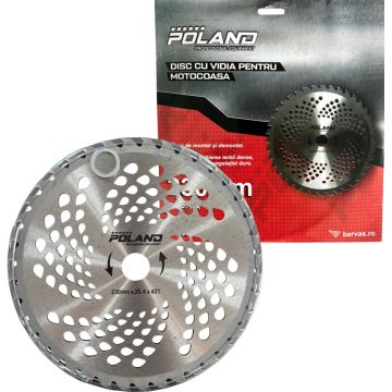 Disc Motocoasa cu Widia 230mm x 25.4 x 40T INGCO B7003 Disc Motocoasa cu Widia 230mm x 25.4 x 40T INGCO B7003