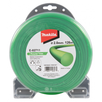 Fir nylon Makita E-02711, 2.0mm x 126m (Verde) Fir nylon Makita E-02711, 2.0mm x 126m (Verde)