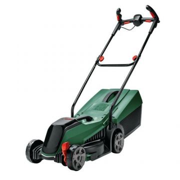 Masina de tuns gazon/iarba pe acumulator Bosch CityMower 18V-32-300, 18 V 4.0 Ah, Latime taiere 32 cm, Sac colector 31 L, fara acumulator si incarcator