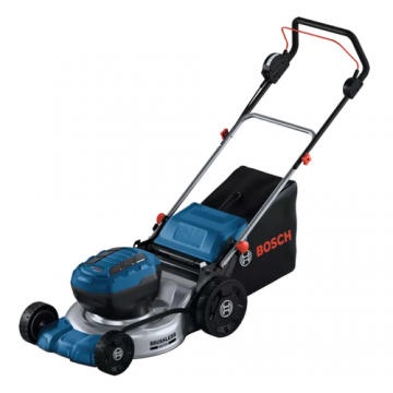 Masina de tuns gazon/iarba pe acumulator Bosch Professional GRA 18V2-46, 18 V, latime taiere 46 cm, 6 trepte de taiere, inaltime taiere 30 - 70 mm, sac colector 60 L, fara incarcator si acumulator in setul de livrare (Albastru) Masina de tuns gazon/iarba pe acumulator Bosch Professional GRA 18V2-46, 18 V, latime taiere 46 cm, 6 trepte de taiere, inaltime taiere 30 - 70 mm, sac colector 60 L, fara incarcator si acumulator in setul de livrare (Albastru)