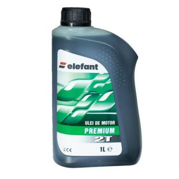 Ulei Elefant PREMIUM, pentru amestec motoare 2 timpi, 1L, Verde